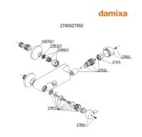 RECAMBIOS TERMOSTATICA DUCHA DAMIXA